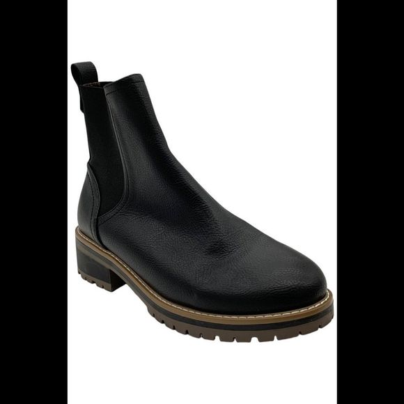 Kensie Women's Kylie Chelsea Boot Black - Medium - Picture 1 of 3